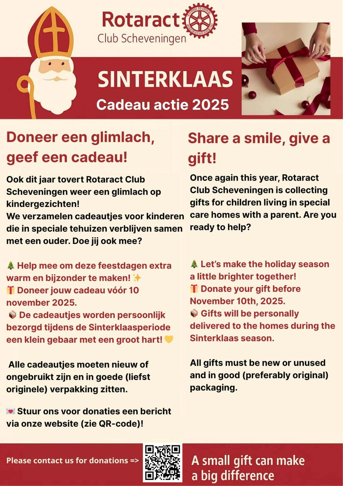 🎁 Sinterklaasactie 2025 – Onze 5e editie is van start!